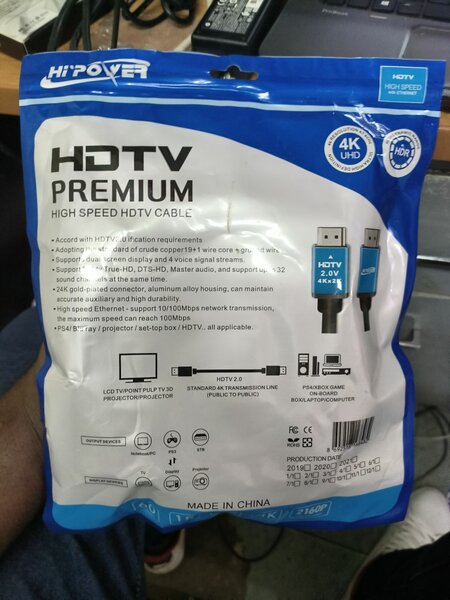CÂBLE HDMI ORIGINAL 5m 3D/4K