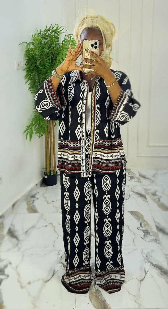 Ensemble Bohème Imprimé Ethnique