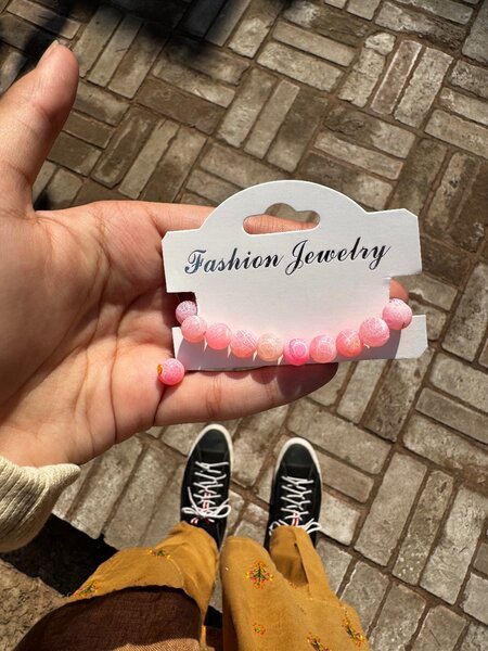 Pink Rock Bracelet