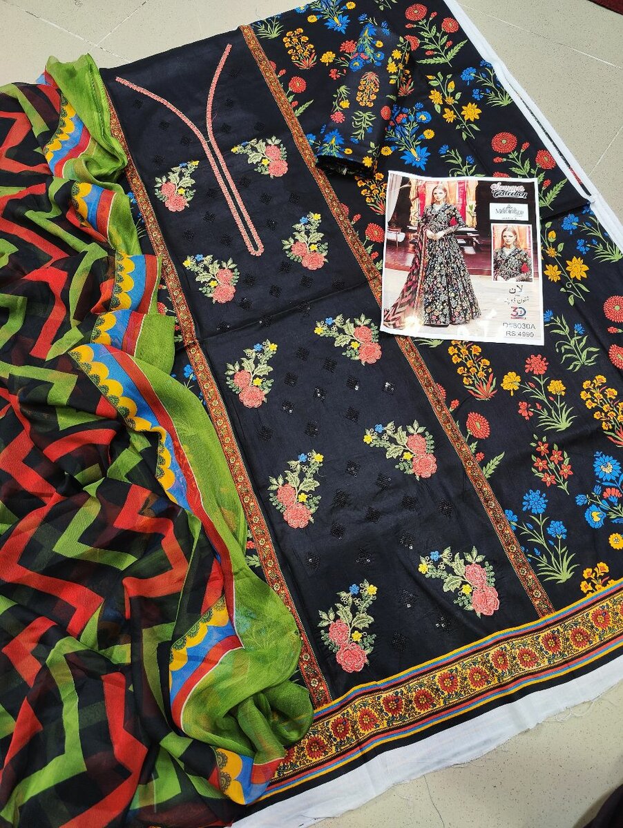 Lawn 3 Pice Suit