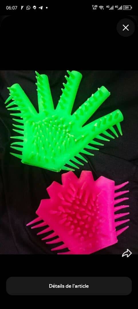 Gants de caresse, masturbation