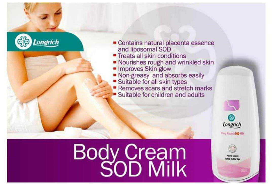 Strengthens your skin with longrich sod lotion