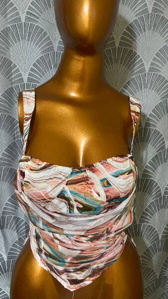 Haut d'été imprimé coloré