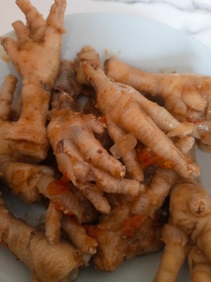 Igname avec pattes de poulet