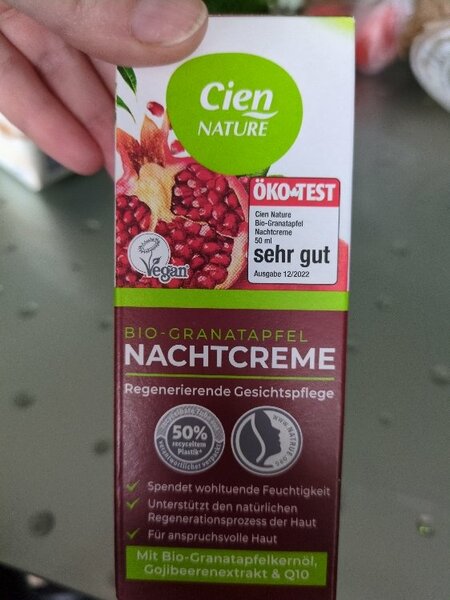 Crème Nuit Grenade Bio Cien