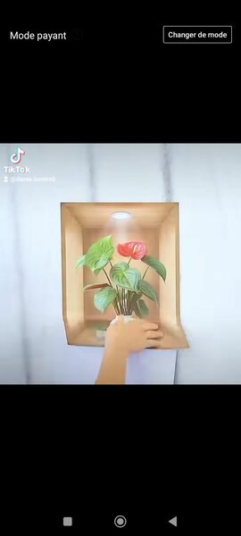 Autocollant fleurs