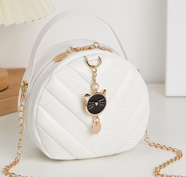 Women Crossbody Bag Leather Shoulder Bag For Ladies Chain