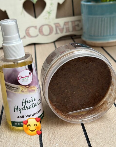 Huile hydratante &Gommage café
