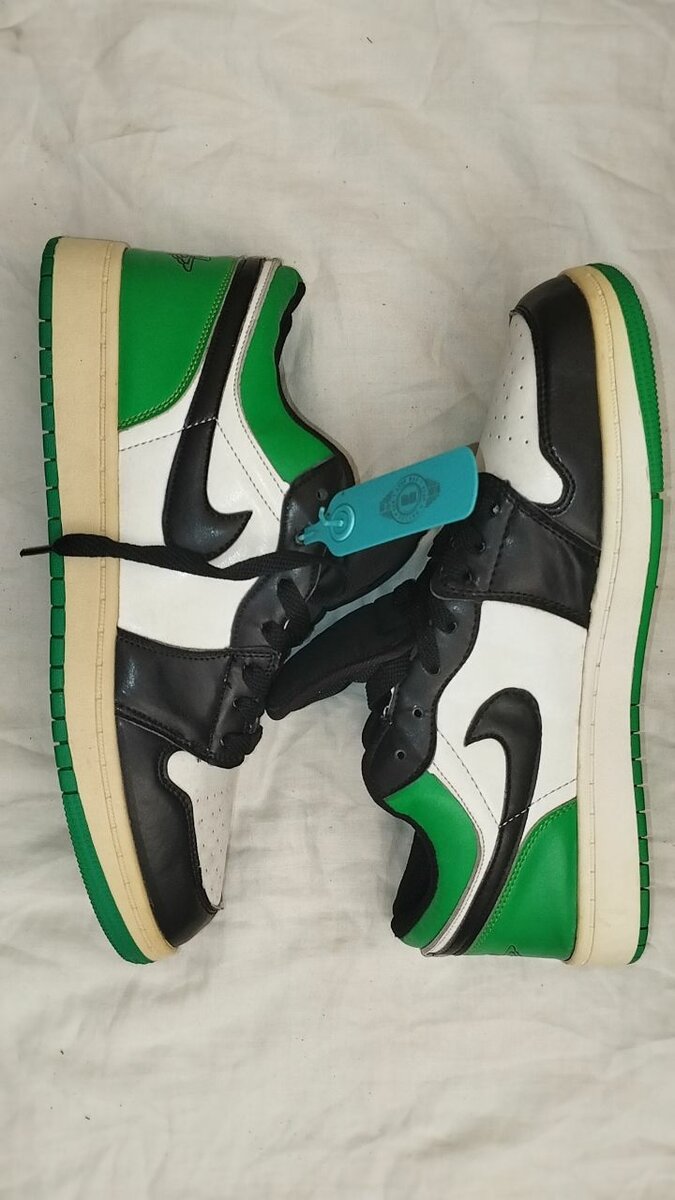 Sneakers mode vert et noir