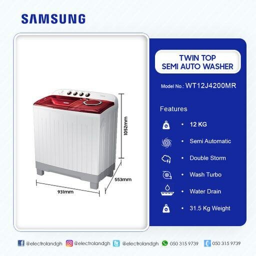 SAMSUNG 12KG WASHING MACHINE