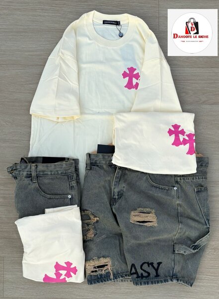 Ensemble tendance t-shirt et short