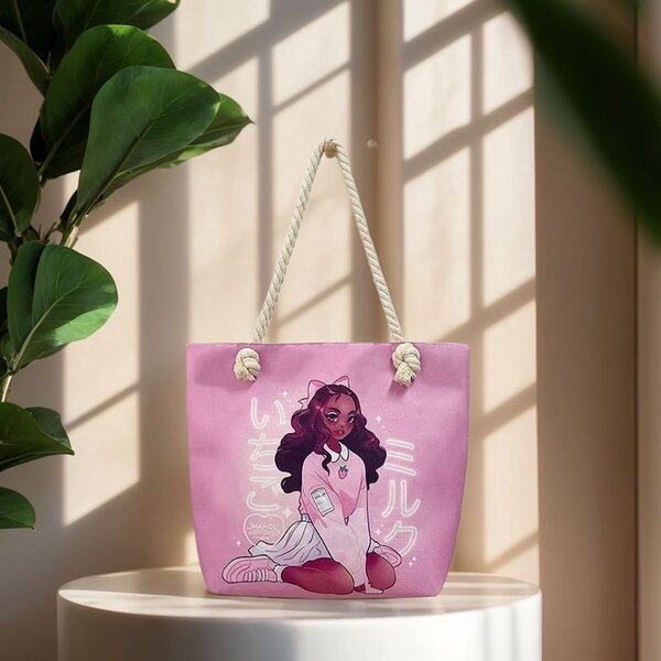 Sac cabas illustré tendance