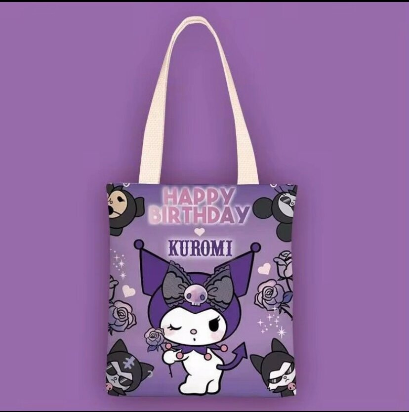 Sac Tissu Kuromi Violet
