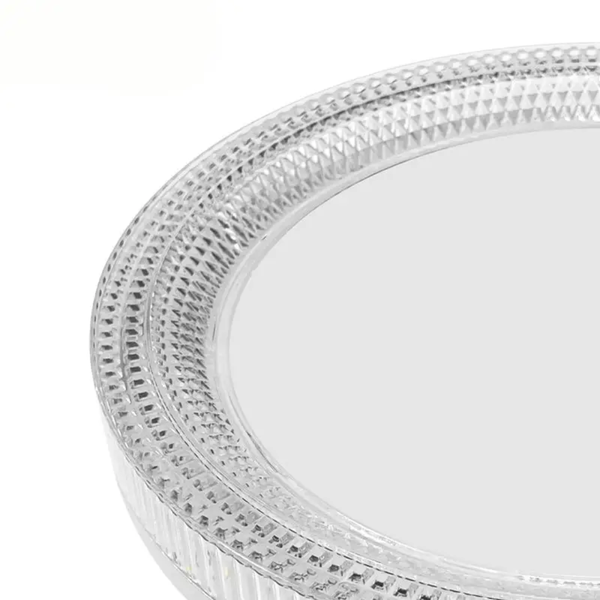 Ampoule Rond en Verre Sculpté