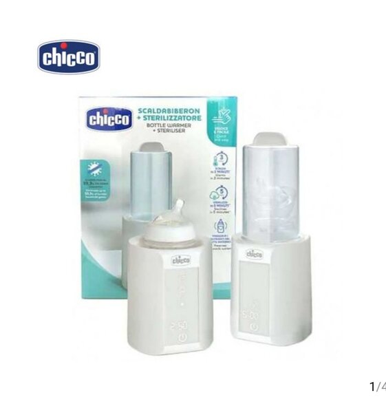 CHICCO - CHAUFFE BIBERON + STÉRILISATEUR 4 EN 1