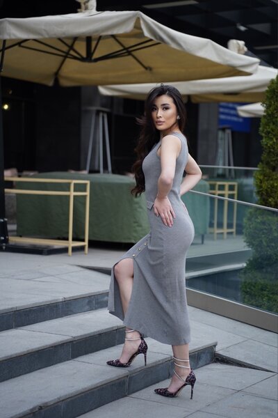 Трикотажное платье футляр