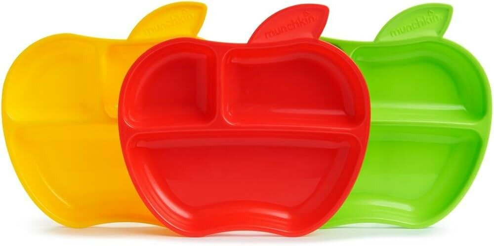 Munchkin Apple plates set