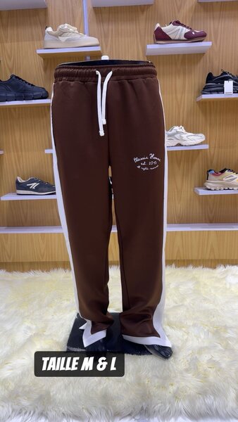Pantalon jogging marron