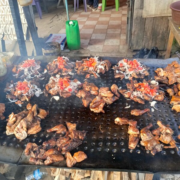 Poulet grillé savoureux