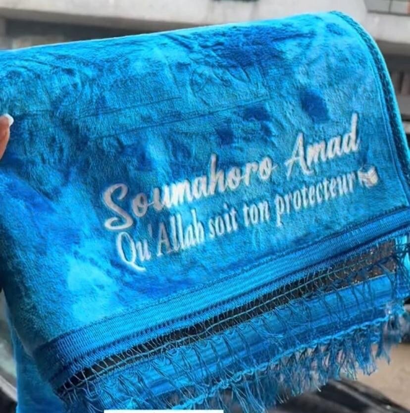 Tapis de prière personnalisé