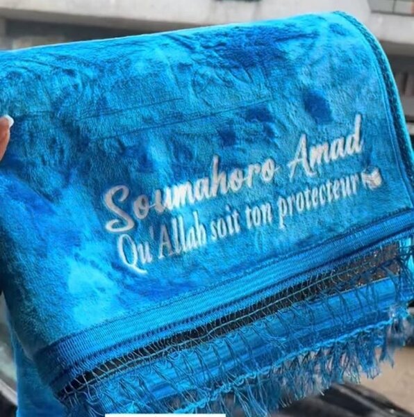 Tapis de prière personnalisé