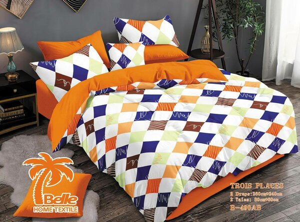 Parure de Lit Imprimée Colorée