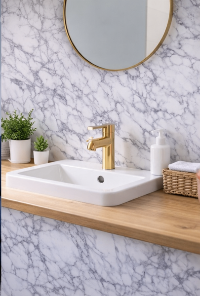 Film adhésif effet marbre