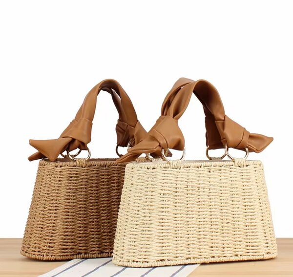 Sac à main en bambou élégant