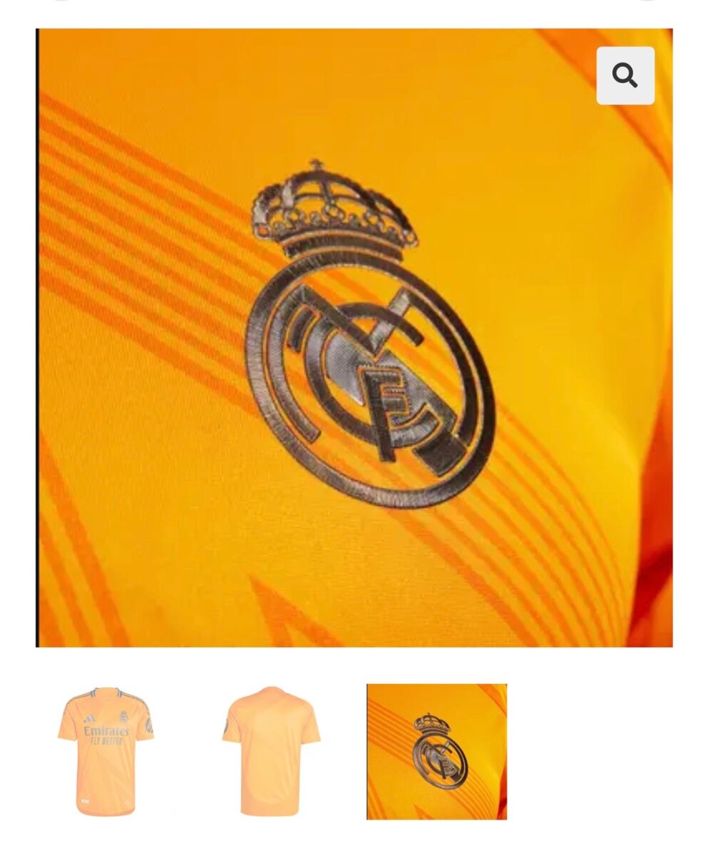 Maillot de football orange