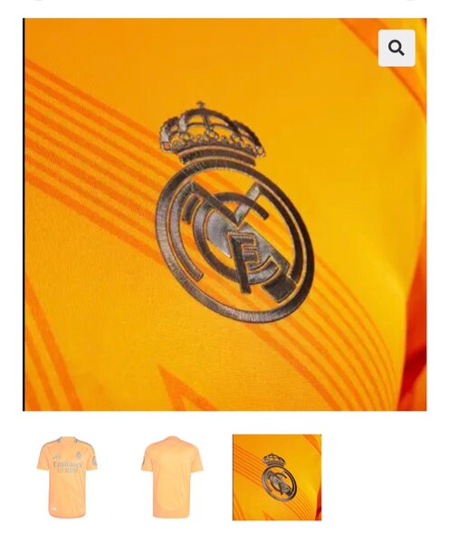 Maillot de football orange