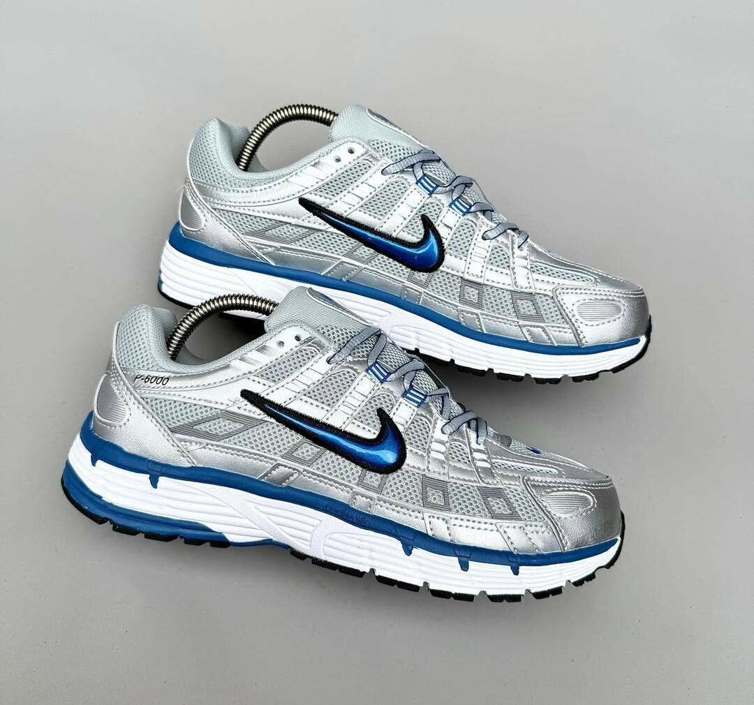 Baskets Nike argentées