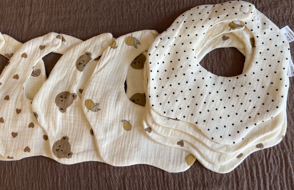 Муслиновые слюнявчики