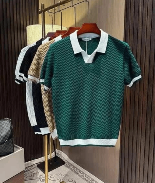 Polo en tricot pour homme