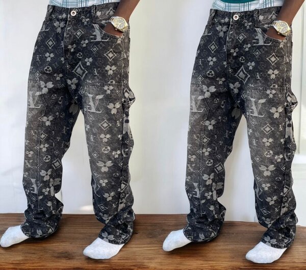 Jean Baggy Imprimé Homme