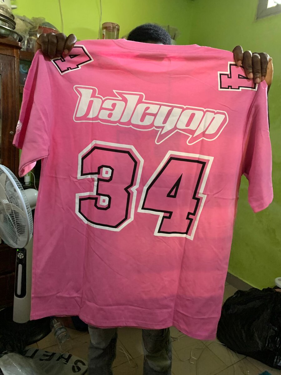 T-Shirt rose sport casual