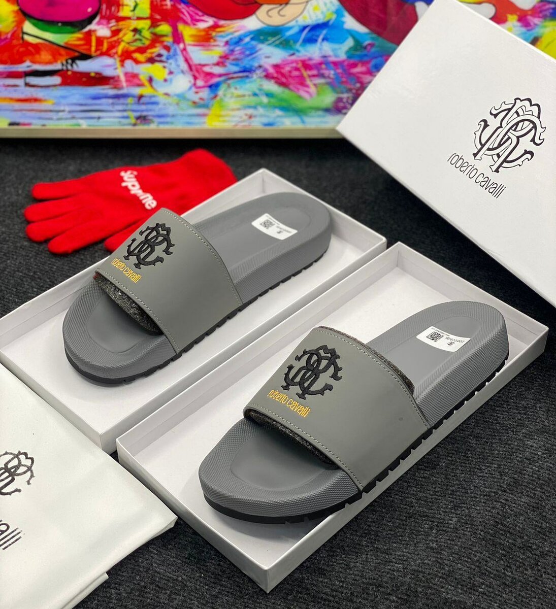 Roberto Cavalli slippers