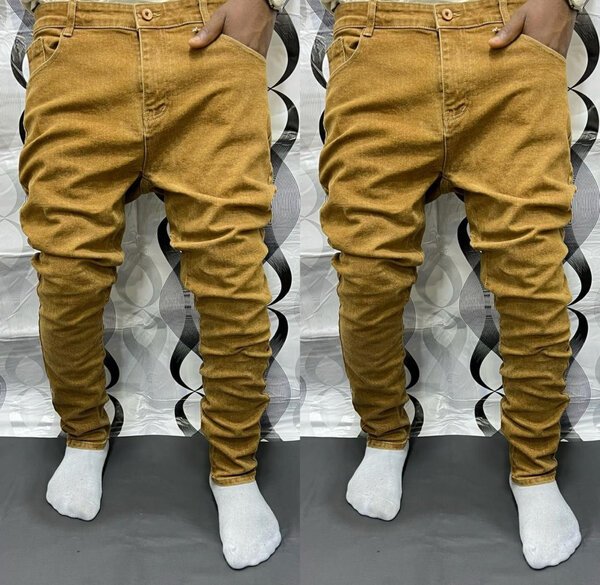 Jeans homme slim marron