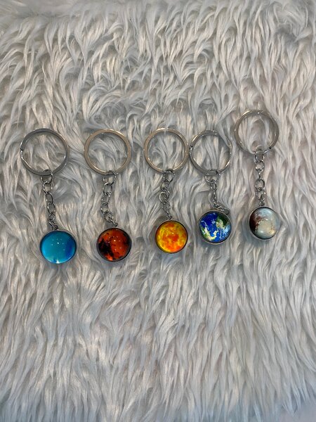 Porte-clés Planètes Colorés