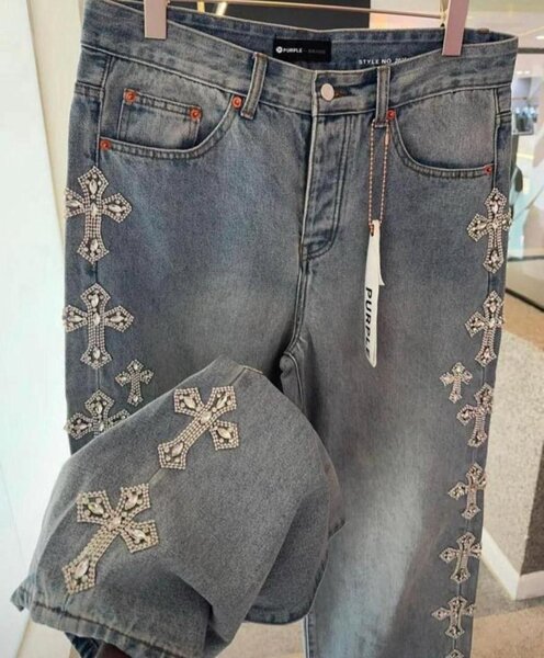 Jeans style avec broderies