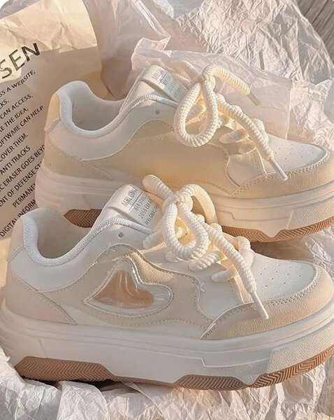 Chaussures femme blanche casual