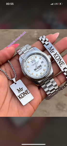 Montre Mr KONE en Acier Inoxydable