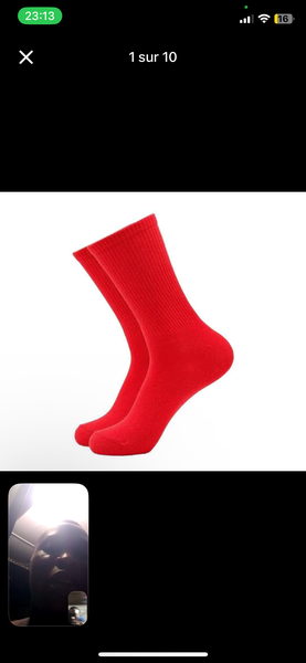 Chaussettes Antidérapantes Sportives