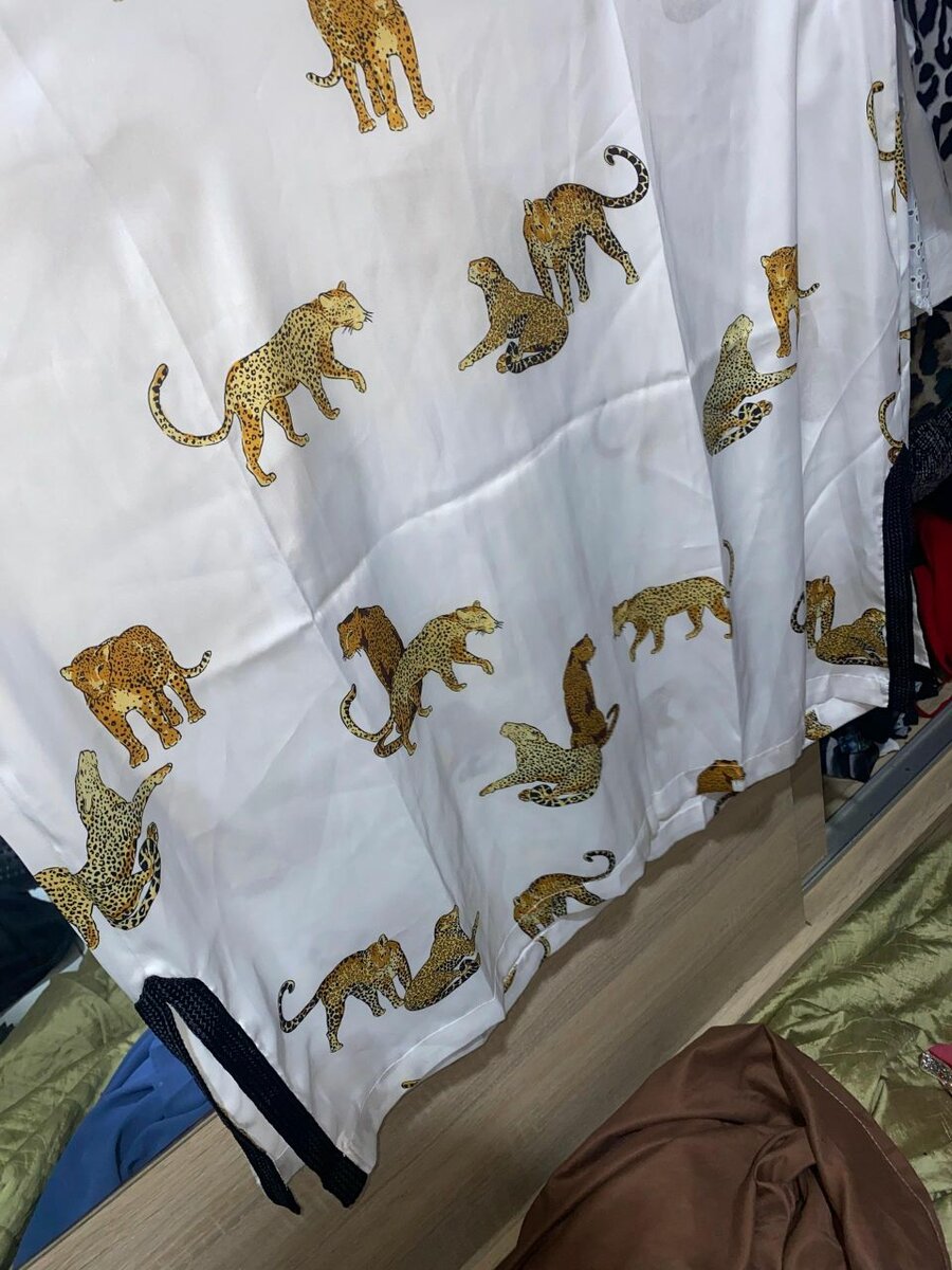 Robe imprimée léopard élégante