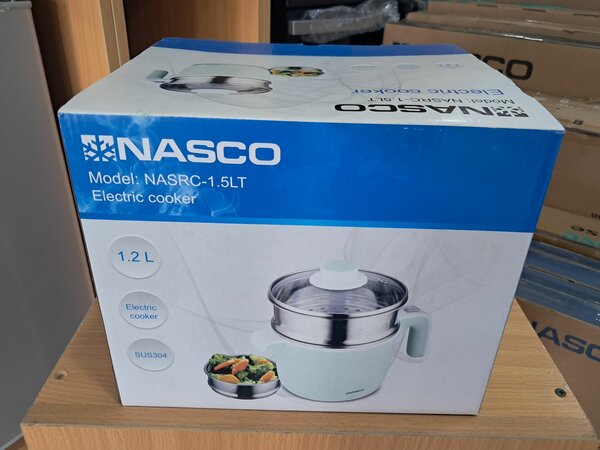 Nasco electric cooker 1.2 litres
