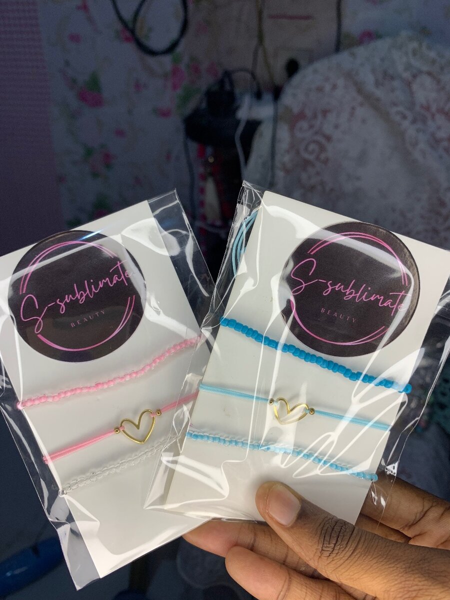 Bracelet de Cœur Coloré Été