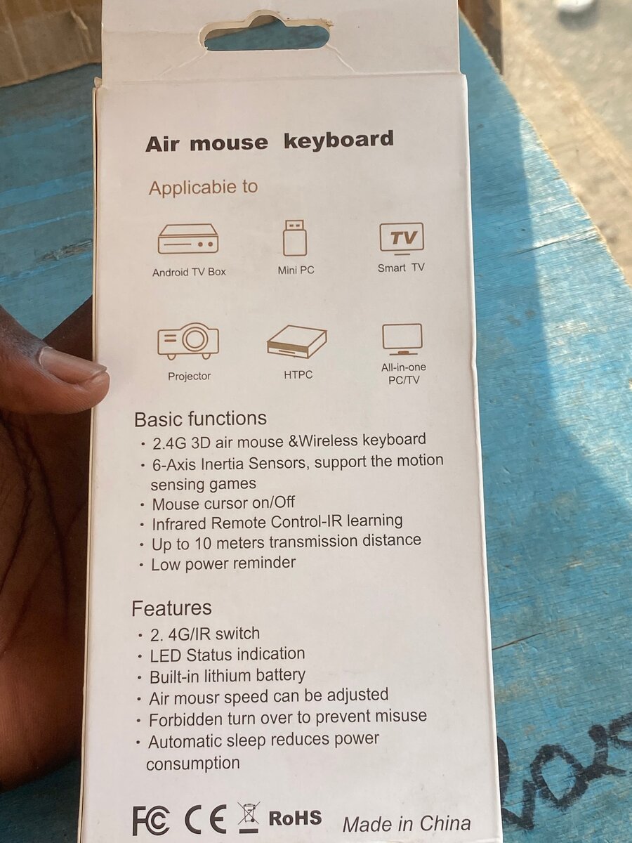 Clavier Air Mouse M6