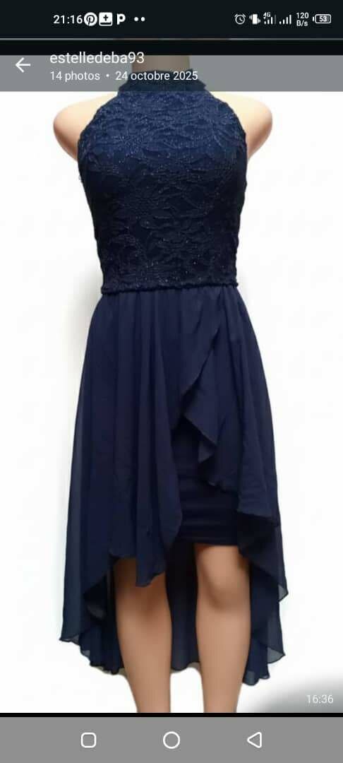 Robe de soirée en dentelle