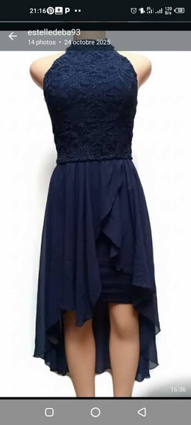 Robe de soirée en dentelle