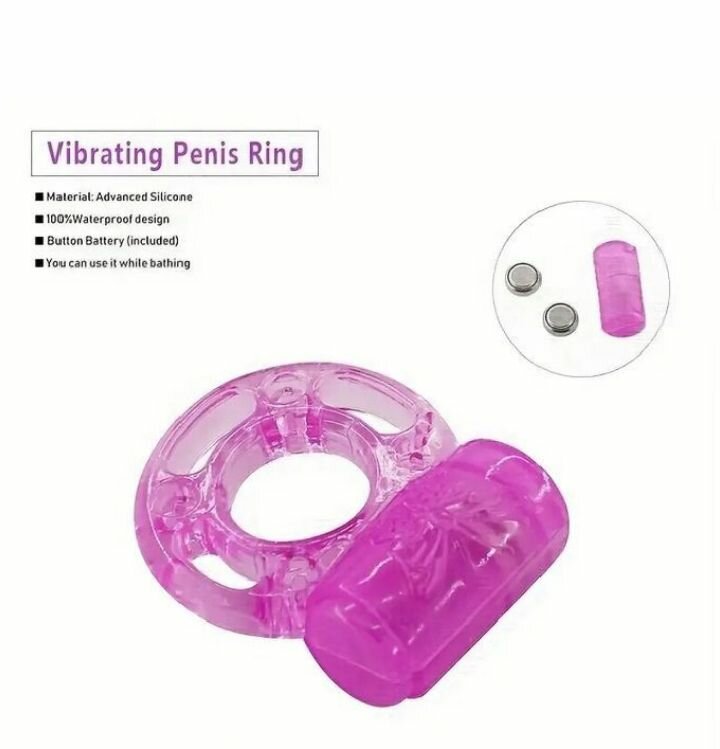 Anneau Vibrant Étanche Silicone