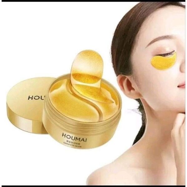 Gold eye mask